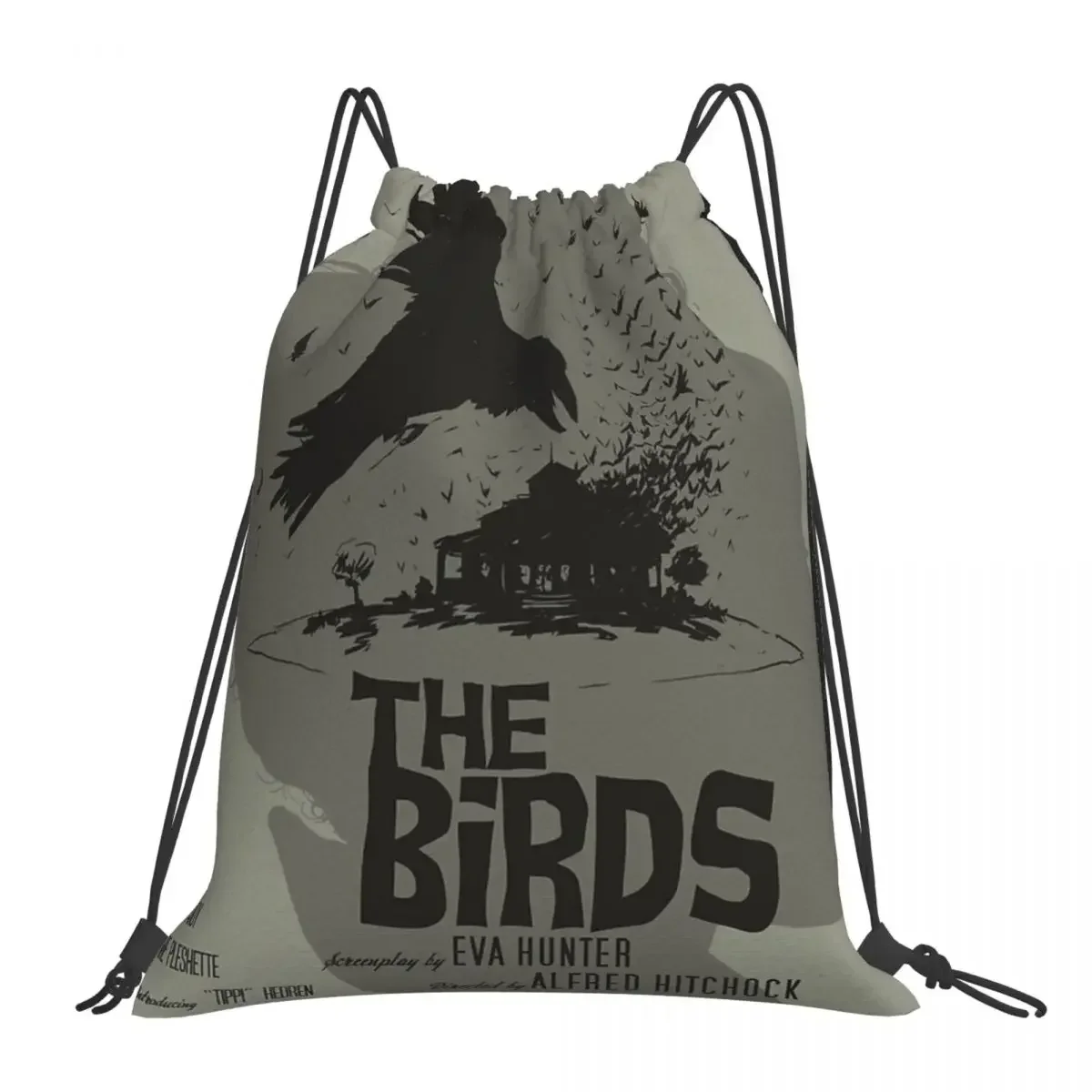 THE BIRDS- ALTERNATIVE POSTER Backpacks Casual Portable Drawstring Bags Drawstring Bundle Pocket Sports Bag BookBag For Travel
THE BIRDS- ALTERNATIVE POSTER Backpacks Casual Portable Drawstring Bags Drawstring Bundle Pocket Sports Bag BookBag For Travel