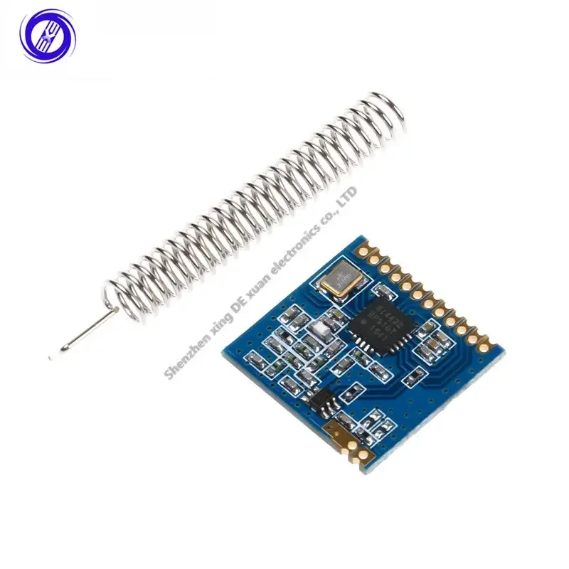 10PCS Set Mini SI4432 Remote Wireless Transceiver Communication Module 240MHZ-930MHZ + Spring Antenna, Distance 1000m
10PCS Set Mini SI4432 Remote Wireless Transceiver Communication Module 240MHZ-930MHZ + Spring Antenna, Distance 1000m