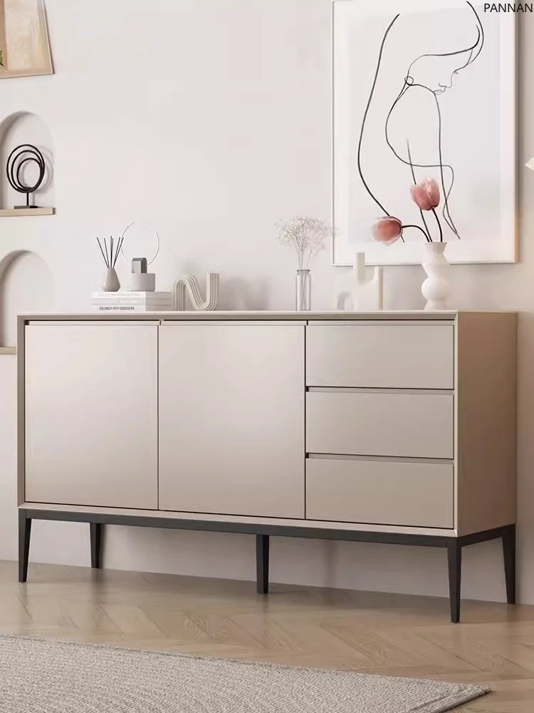 Minimalist rock slab dining side cabinet Solid wood storage cabinet Simple living room wall storage tea cabinet
Minimalist rock slab dining side cabinet Solid wood storage cabinet Simple living room wall storage tea cabinet