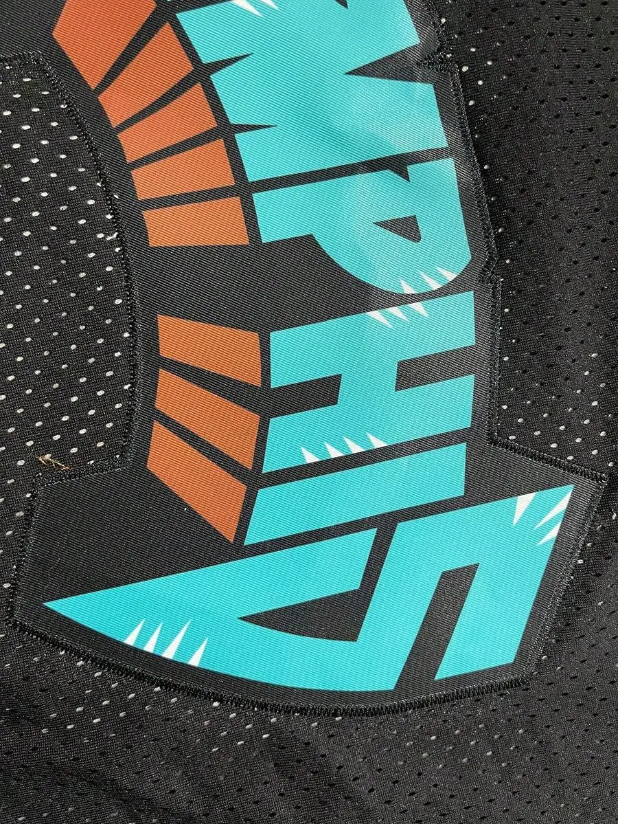 Mens Black Basketball Shorts With Embroidered Logo Mesh Fabric Zipper Pockets
Mens Black Basketball Shorts With Embroidered Logo Mesh Fabric Zipper Pockets