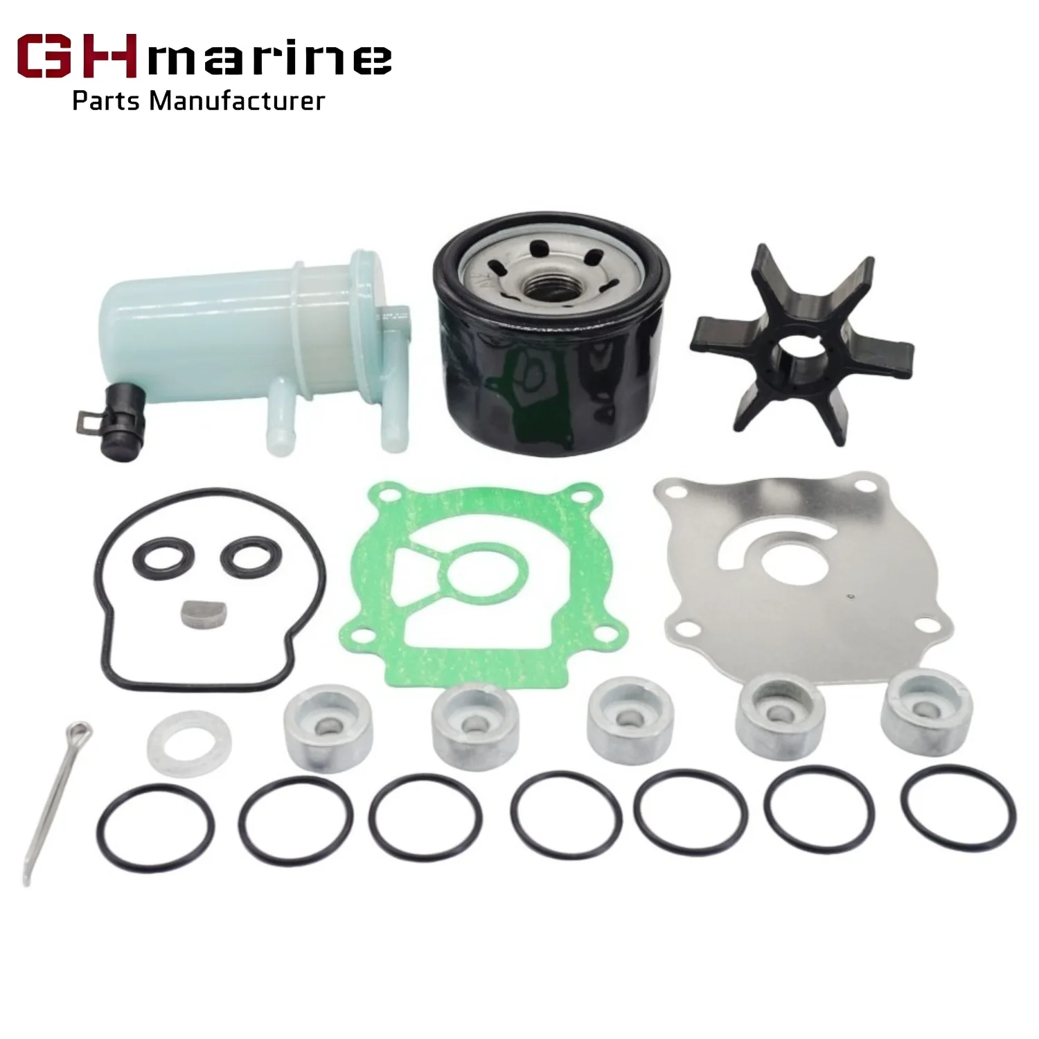 Marine Outboard Maintenance Kit Fit For Suzuki 4 Stroke 20 25HP DF20 DF25 V2 17400-95872 17400-95870 17400-95J02 With Oil Filter
Marine Outboard Maintenance Kit Fit For Suzuki 4 Stroke 20 25HP DF20 DF25 V2 17400-95872 17400-95870 17400-95J02 With Oil Filter