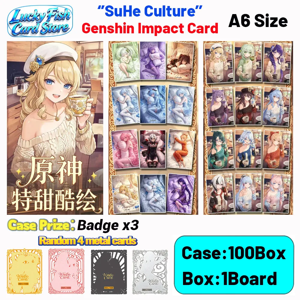 Wholesale 2026 New SuHe Creative Studio Genshin Impact Cards A6 Size Boards Children's Toys Birthday Gifts
Wholesale 2026 New SuHe Creative Studio Genshin Impact Cards A6 Size Boards Children's Toys Birthday Gifts