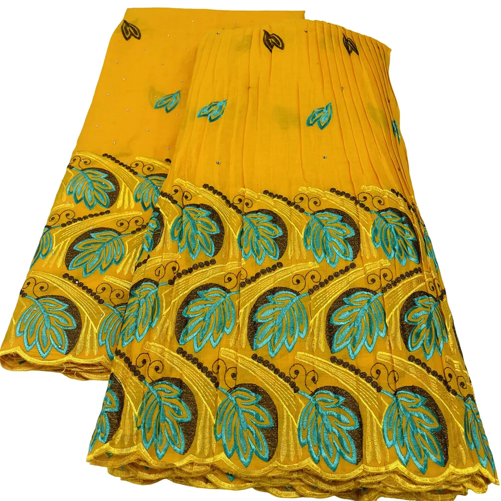 Yellow 5+5 Yard Swiss Voile Dry Lace Fabric Fold Embroidery African Polyester Cotton Fold Popular Dubai Style For Party Material
Yellow 5+5 Yard Swiss Voile Dry Lace Fabric Fold Embroidery African Polyester Cotton Fold Popular Dubai Style For Party Material