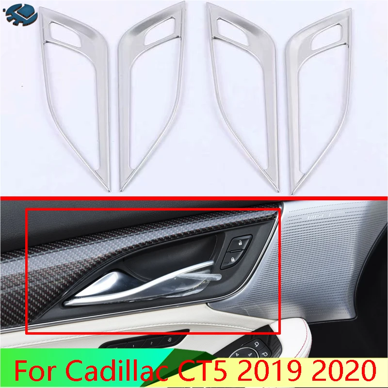 For Cadillac CT5 2019 2020 Car Accessories Stainless Steel Inner Door Handle Cover Catch Bowl Trim Insert Bezel Frame Garnish
For Cadillac CT5 2019 2020 Car Accessories Stainless Steel Inner Door Handle Cover Catch Bowl Trim Insert Bezel Frame Garnish