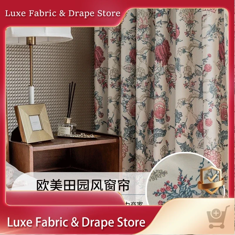 Modern minimalist European-style curtains bamboo fabric printing curtains living room bedroom
Modern minimalist European-style curtains bamboo fabric printing curtains living room bedroom