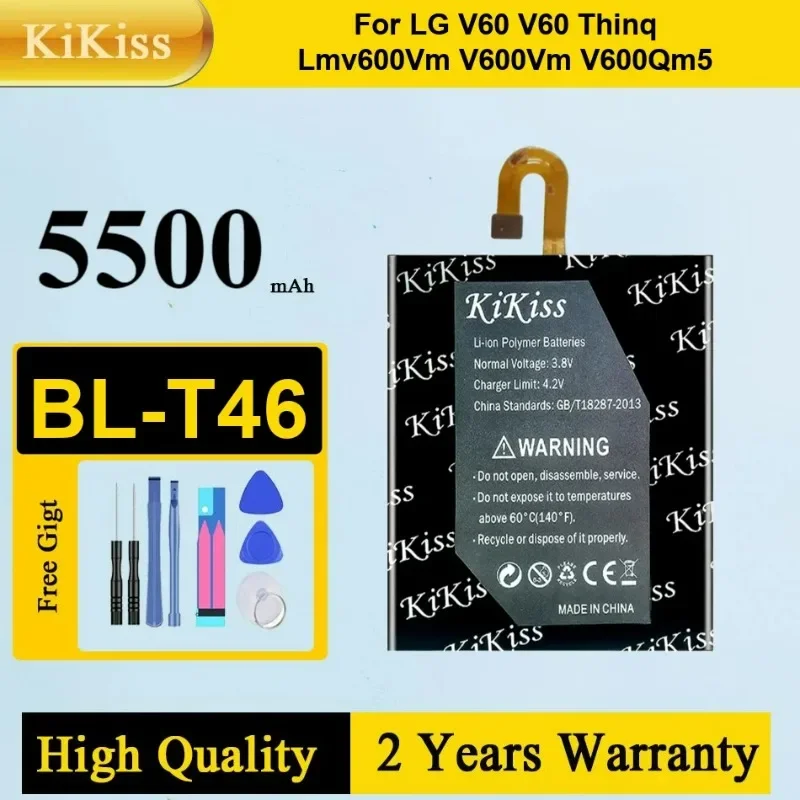 BL-T46 Аккумулятор мобильного телефона для LG V60 V60 ThinQ LMV600VM V600VM V600QM5
BL-T46 Аккумулятор мобильного телефона для LG V60 V60 ThinQ LMV600VM V600VM V600QM5