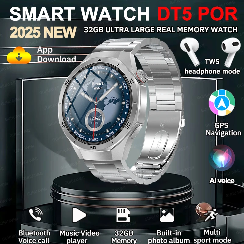 Смарт-часы с наддувом 32 ГБ памяти, приложение HD AMOLED, загрузка GPS-карты, MP3/MP4, плеер, спортивные Bluetooth-вызовы, мужские часы для HUAWEI 
Смарт-часы с наддувом 32 ГБ памяти, приложение HD AMOLED, загрузка GPS-карты, MP3/MP4, плеер, спортивные Bluetooth-вызовы, мужские часы для HUAWEI