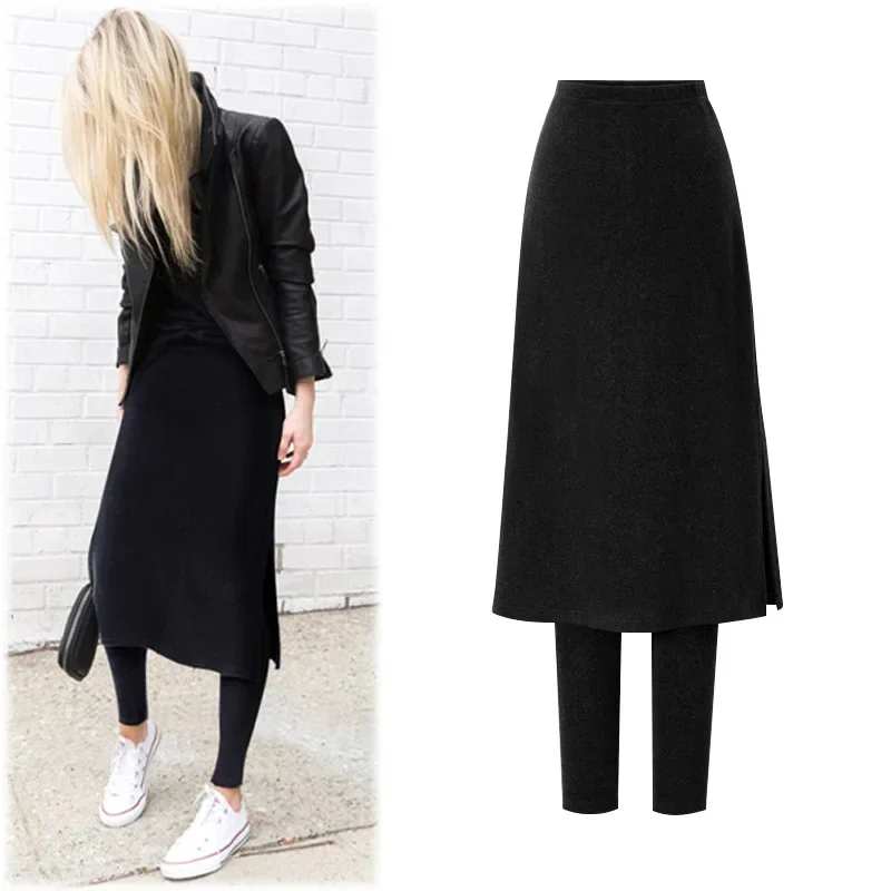 M-4XL Large Size High Waist Warm Winter Leggings Female Korean Version of Wool Lining Thick Fake Two-piece Skirt Leggings
M-4XL Large Size High Waist Warm Winter Leggings Female Korean Version of Wool Lining Thick Fake Two-piece Skirt Leggings