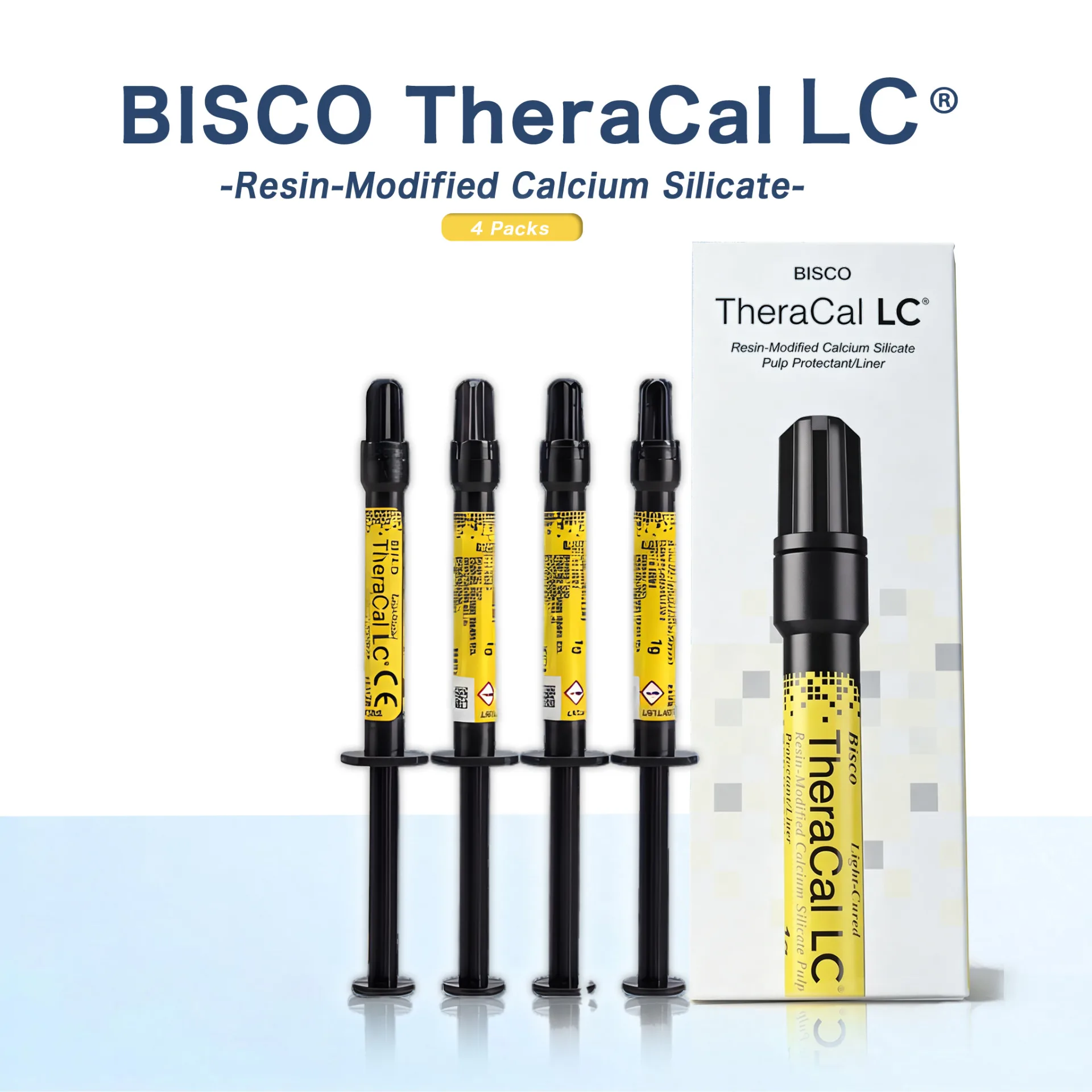 Dental LC Light Curing Calcium Hydroxide Dental Pulp Capping Calcium Silicate Cushioning ResinSyringe Nursing Repair Materia
Dental LC Light Curing Calcium Hydroxide Dental Pulp Capping Calcium Silicate Cushioning ResinSyringe Nursing Repair Materia