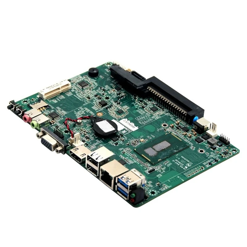 4K display output computer motherboard with SODIMM 204 Socket support -19V power supply
4K display output computer motherboard with SODIMM 204 Socket support -19V power supply