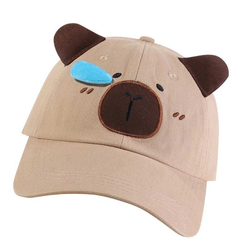 Capybara Ear Cotton Baseball Hat for Adult Teens Long Brims Music Festival Hat K3KF
Capybara Ear Cotton Baseball Hat for Adult Teens Long Brims Music Festival Hat K3KF