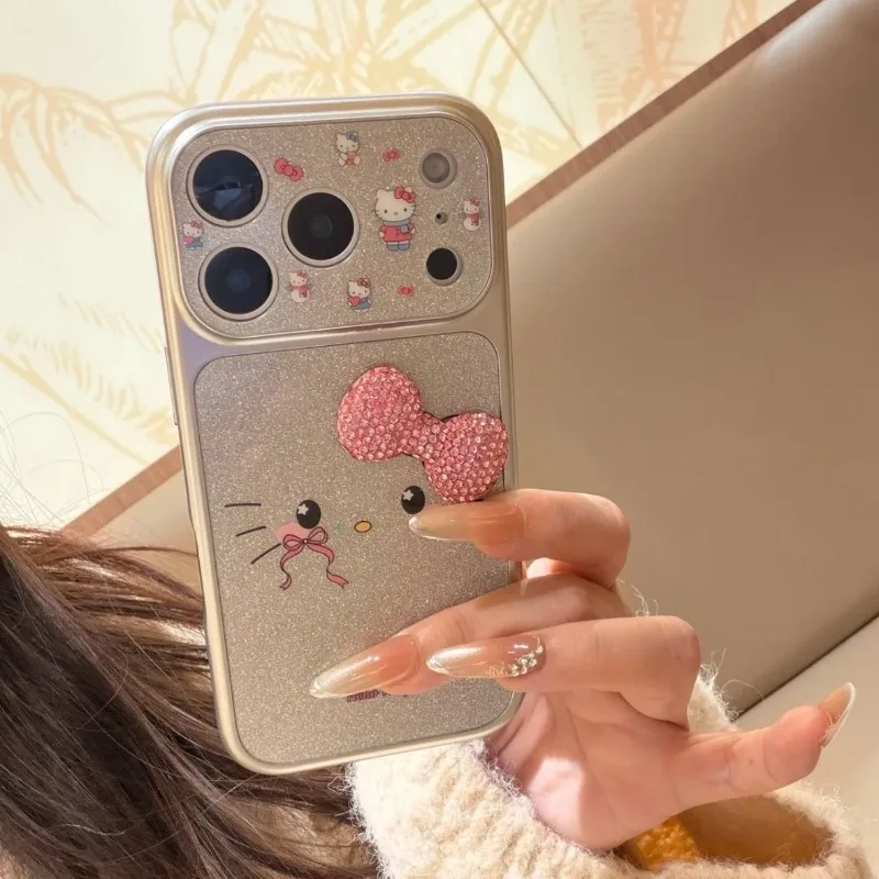 New Anime Cartoon Hello Kitty Mobile Phone Case for IPhone 17 16 13 15 Pro Max 14 Plus Ins Style Cute Glitter Girl Holiday Gift
New Anime Cartoon Hello Kitty Mobile Phone Case for IPhone 17 16 13 15 Pro Max 14 Plus Ins Style Cute Glitter Girl Holiday Gift