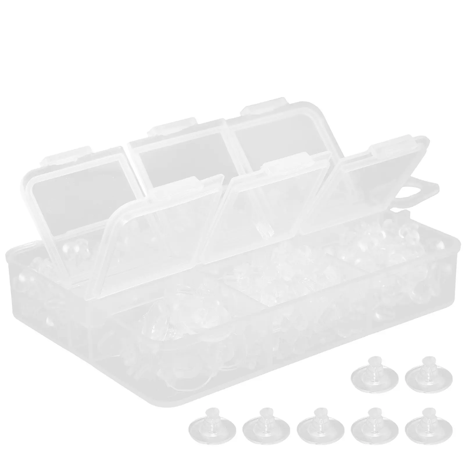 1 Box Silicone Ear Plug Set Pierced Replacement Earring Backs Safe Skin Friendly Secure Locking Backings for Earrings
1 Box Silicone Ear Plug Set Pierced Replacement Earring Backs Safe Skin Friendly Secure Locking Backings for Earrings