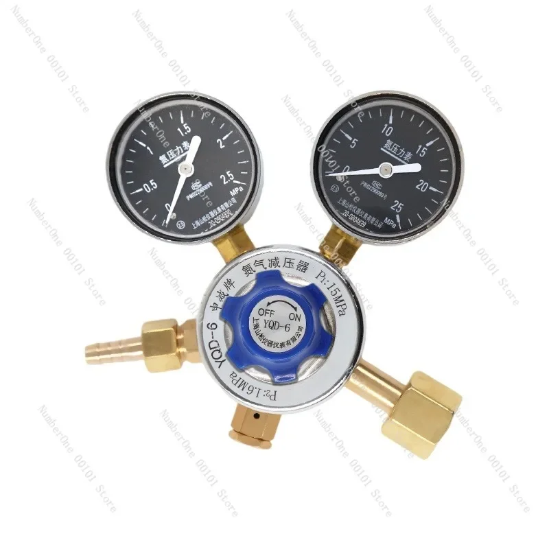 YQD-6 nitrogen pressure reducing valve pressure gauge gas nitrogen cylinder reducing all copper nitrogen pressure gauge
YQD-6 nitrogen pressure reducing valve pressure gauge gas nitrogen cylinder reducing all copper nitrogen pressure gauge