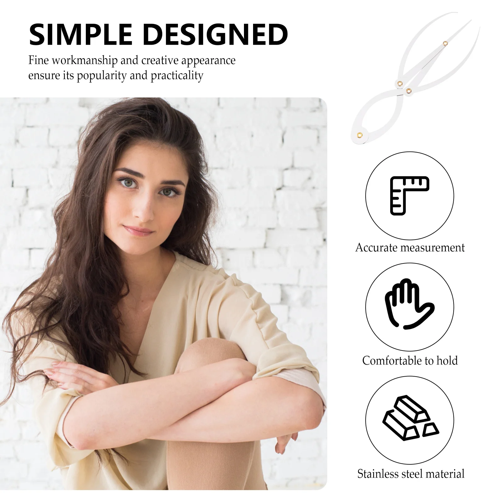 1 pc Stainless Steel Eyebrow Measuring Ruler Golden Ratio Tool Symmetrical Brows Portable Travel Brow Shaping Tool Women Makeup
1 pc Stainless Steel Eyebrow Measuring Ruler Golden Ratio Tool Symmetrical Brows Portable Travel Brow Shaping Tool Women Makeup