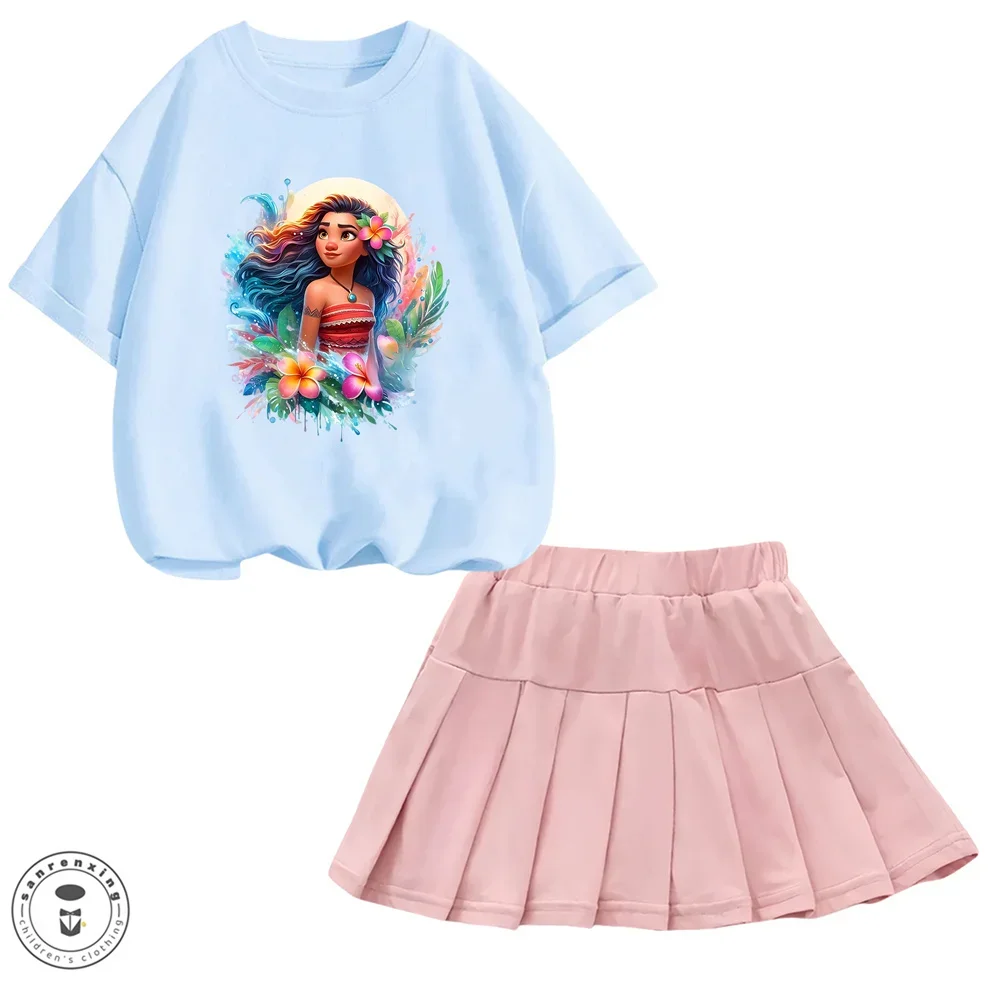 Moana Disney для девочек, летняя детская футболка, юбки-тортики, топы с принтом, плиссированная юбка с оборками, комплект Jk, платья, детская одежда, наряд, подарок
Moana Disney для девочек, летняя детская футболка, юбки-тортики, топы с принтом, плиссированная юбка с оборками, комплект Jk, платья, детская одежда, наряд, подарок