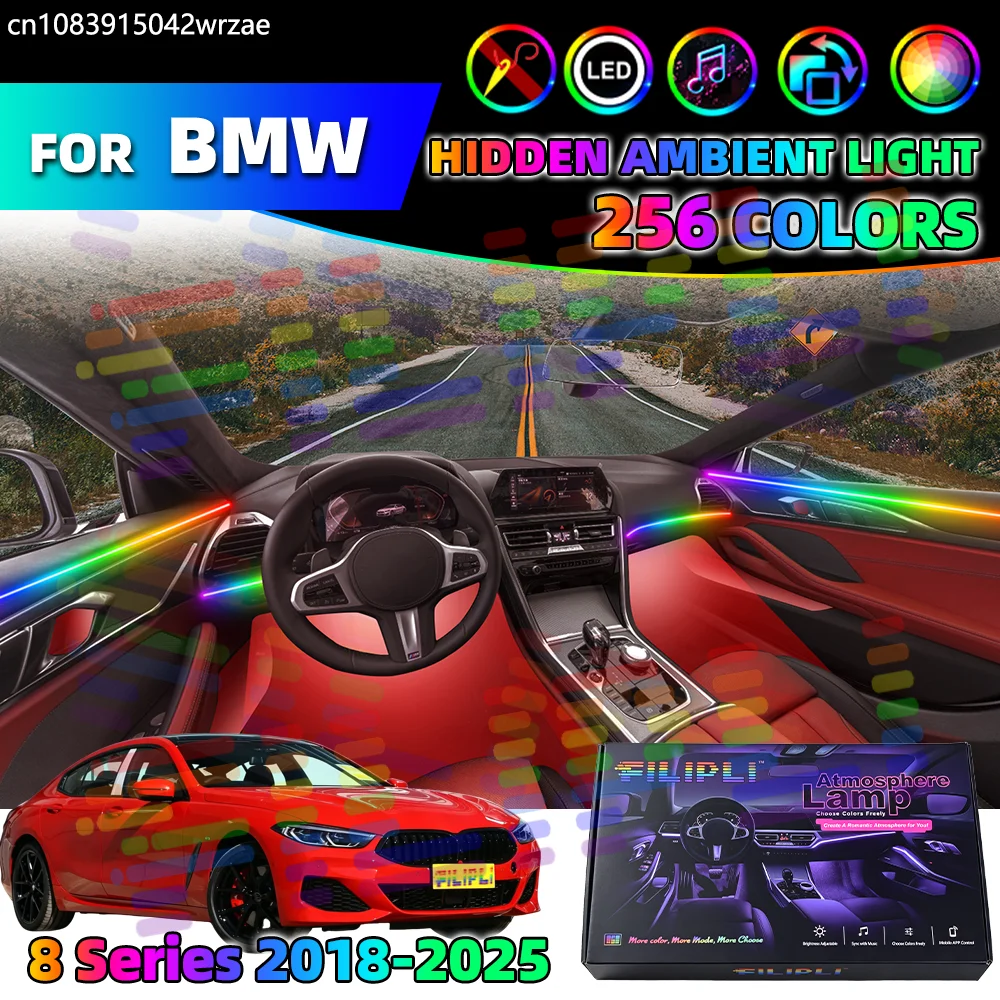 6 in 1 Car Interior Ambient For BMW 8series G14 G15 G16 Strip Light Kit App Music Control Auto Decorative Lamp Symphony Easy Ins
6 in 1 Car Interior Ambient For BMW 8series G14 G15 G16 Strip Light Kit App Music Control Auto Decorative Lamp Symphony Easy Ins
