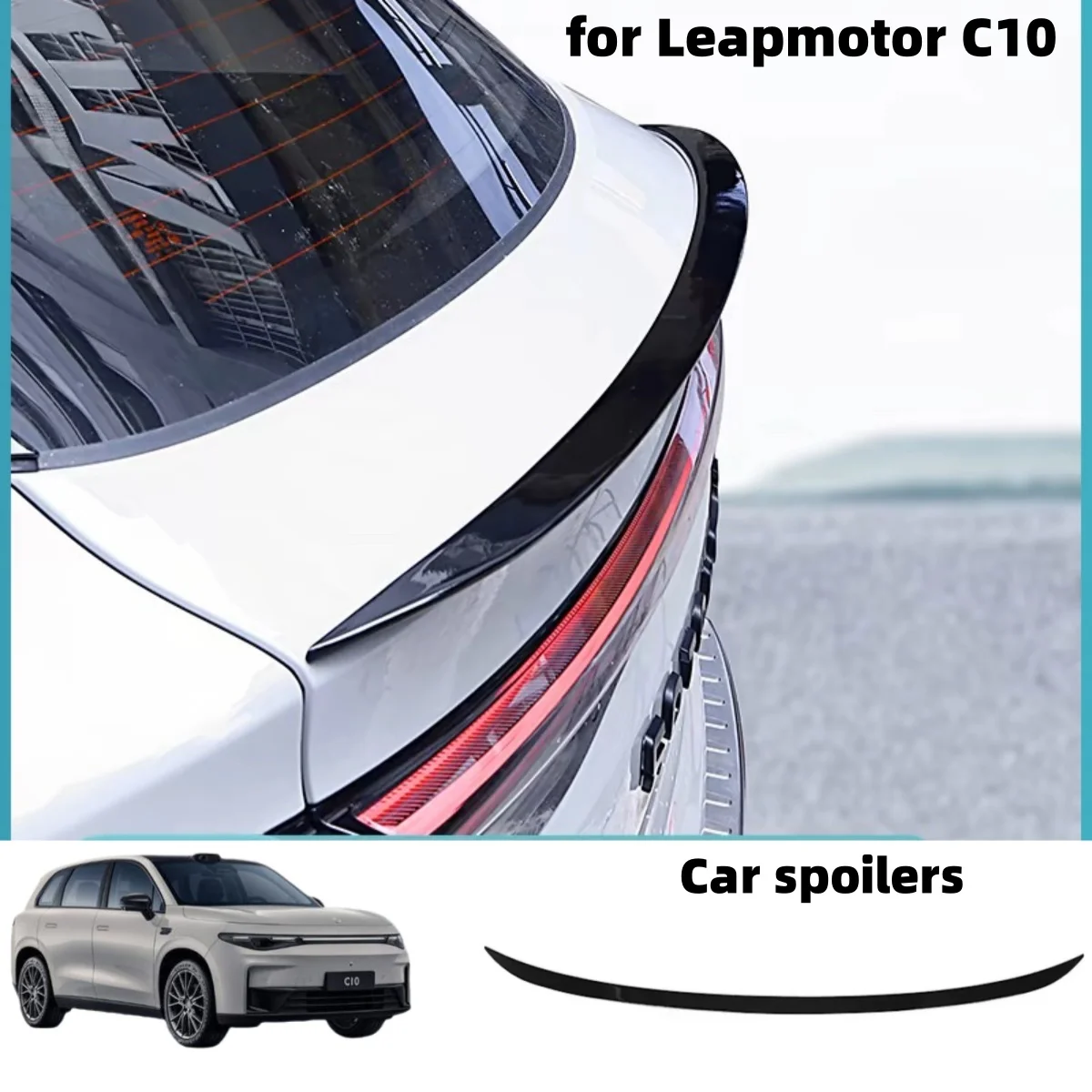 Спойлер заднего крыла, подходит для Leapmotor C10 2024 2026, задний спойлер автомобиля, детали для внешнего декора, автоаксессуары на заднюю крышу
Спойлер заднего крыла, подходит для Leapmotor C10 2024 2026, задний спойлер автомобиля, детали для внешнего декора, автоаксессуары на заднюю крышу