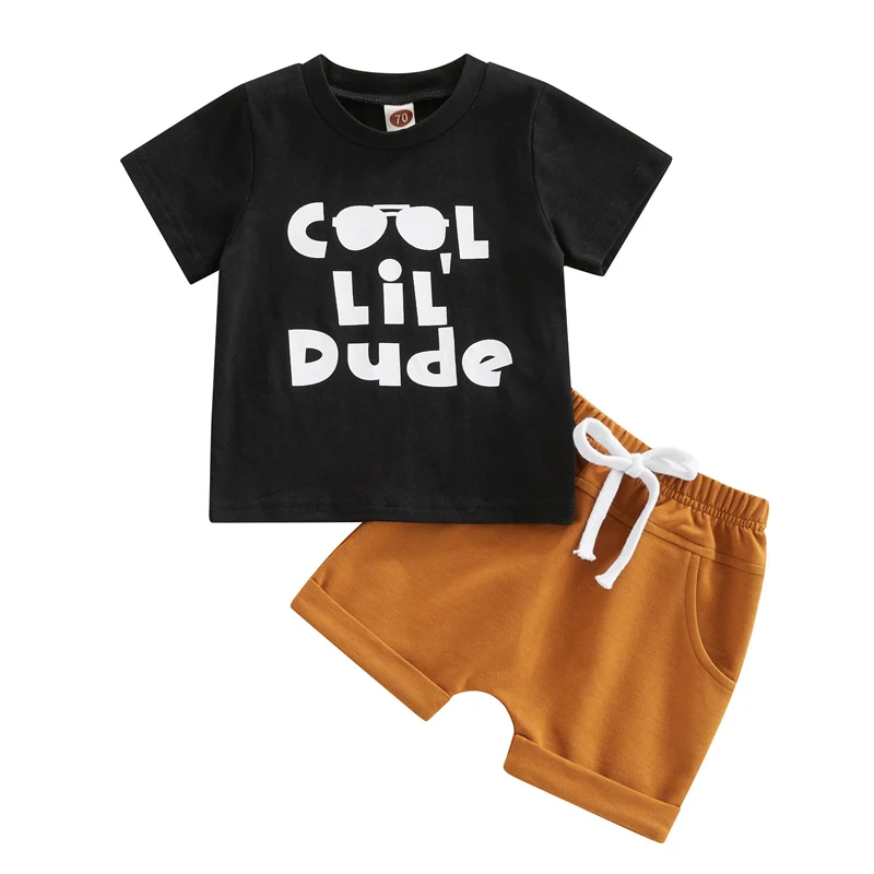 Toddler Baby Boy Clothes 2023 Summer Round Neck Short Sleeve Sunglasses Letter Print T-Shirt Tops + Shorts Infant Clothing Set
Toddler Baby Boy Clothes 2023 Summer Round Neck Short Sleeve Sunglasses Letter Print T-Shirt Tops + Shorts Infant Clothing Set