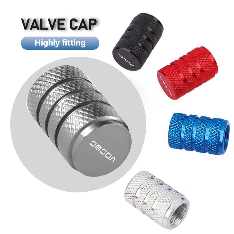 4Pcs OMODA Logo Aluminum Alloy Tire Valve Caps Knurled Anti-Slip Dustproof Waterproof Tyre Rim Stem Covers Highly Fitting Air Va
4Pcs OMODA Logo Aluminum Alloy Tire Valve Caps Knurled Anti-Slip Dustproof Waterproof Tyre Rim Stem Covers Highly Fitting Air Va