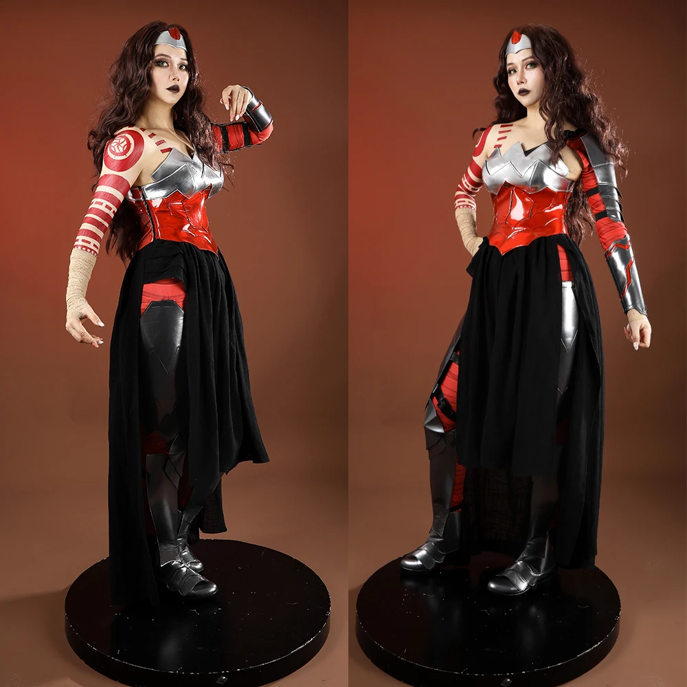 Wonder Girl Adult Women Diana Cosplay Costume Superhero Fancy Dress Suit Leather Vest Jumpsuit Outfits for Halloween Party
Wonder Girl Adult Women Diana Cosplay Costume Superhero Fancy Dress Suit Leather Vest Jumpsuit Outfits for Halloween Party