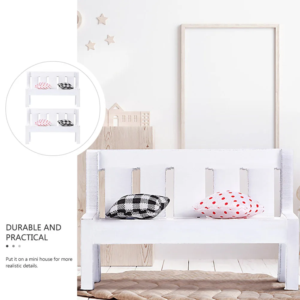 2Sets Mini Bench Decorative Furniture Exquisite Small Bench Pieces for Mini House Scene Display Micro Landscape Scene Prop
2Sets Mini Bench Decorative Furniture Exquisite Small Bench Pieces for Mini House Scene Display Micro Landscape Scene Prop
