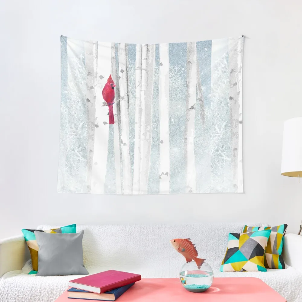 Watercolor Red Cardinal Bird Winter Birch Forest Tapestry Wall Hanging Kawaii Room Decor Room Decore Aesthetic Tapestry
Watercolor Red Cardinal Bird Winter Birch Forest Tapestry Wall Hanging Kawaii Room Decor Room Decore Aesthetic Tapestry