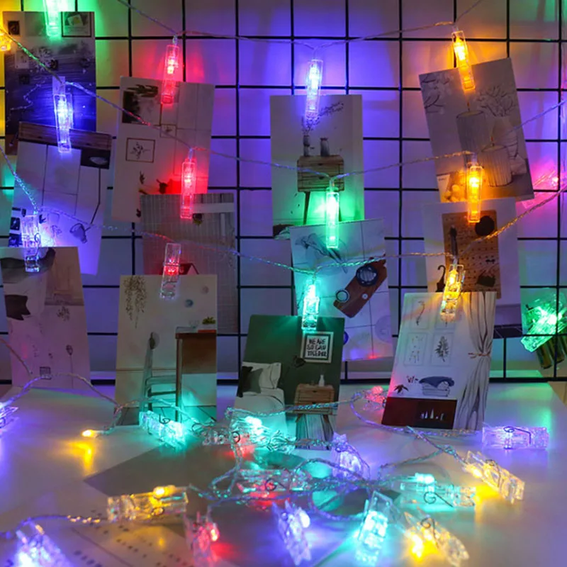 LED String Lights with Clips for Picture Hanging Room Decoration Celebrity Style Photo Studio Wall Lighting
LED String Lights with Clips for Picture Hanging Room Decoration Celebrity Style Photo Studio Wall Lighting