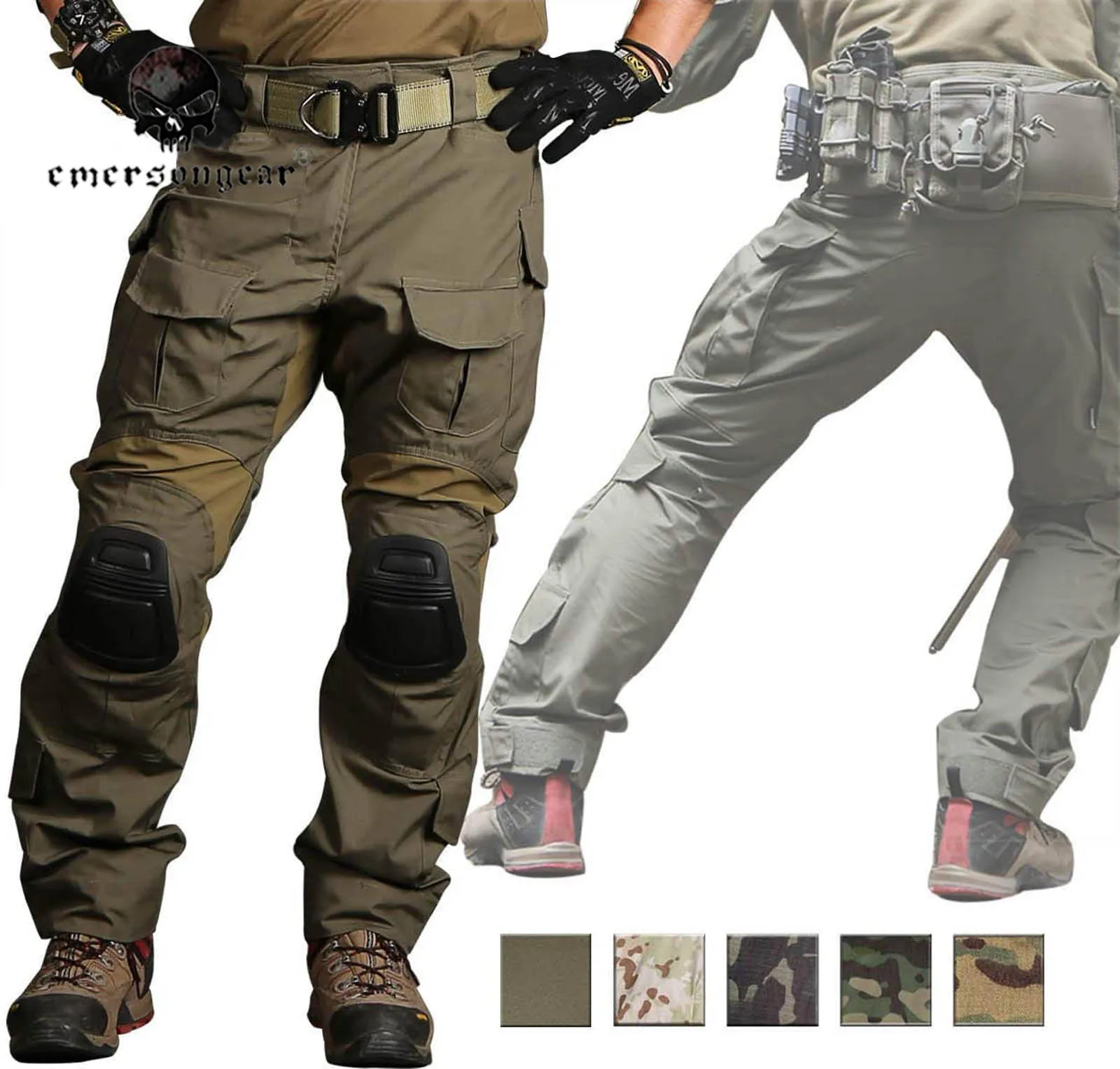 Тактические боевые брюки Emersongear G3 с наколенниками
Тактические боевые брюки Emersongear G3 с наколенниками