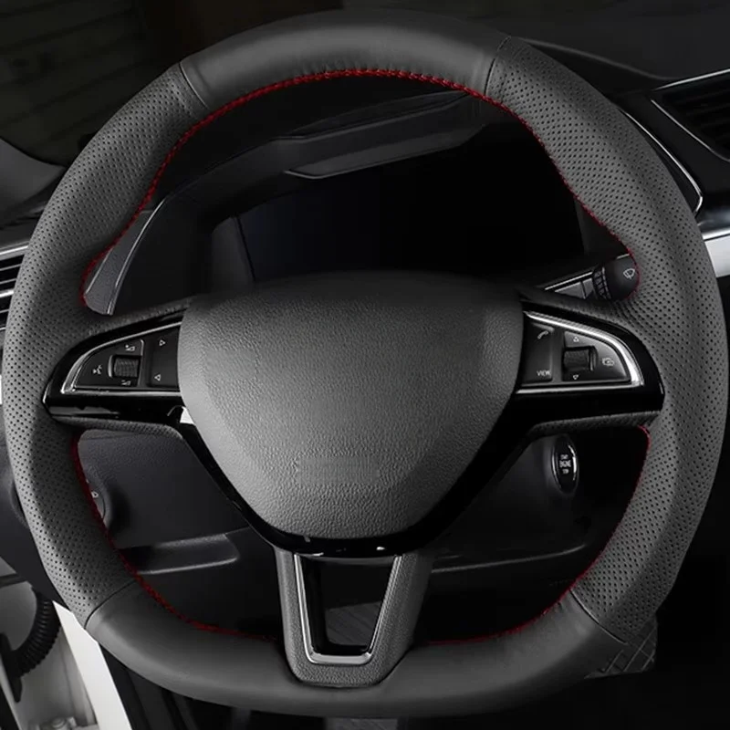 Braid Car Steering Wheel Cover Citigo Roomster Fabia Octavia Superb Karoq Rapid Steering Wrap Car Accessories For Skoda
Braid Car Steering Wheel Cover Citigo Roomster Fabia Octavia Superb Karoq Rapid Steering Wrap Car Accessories For Skoda