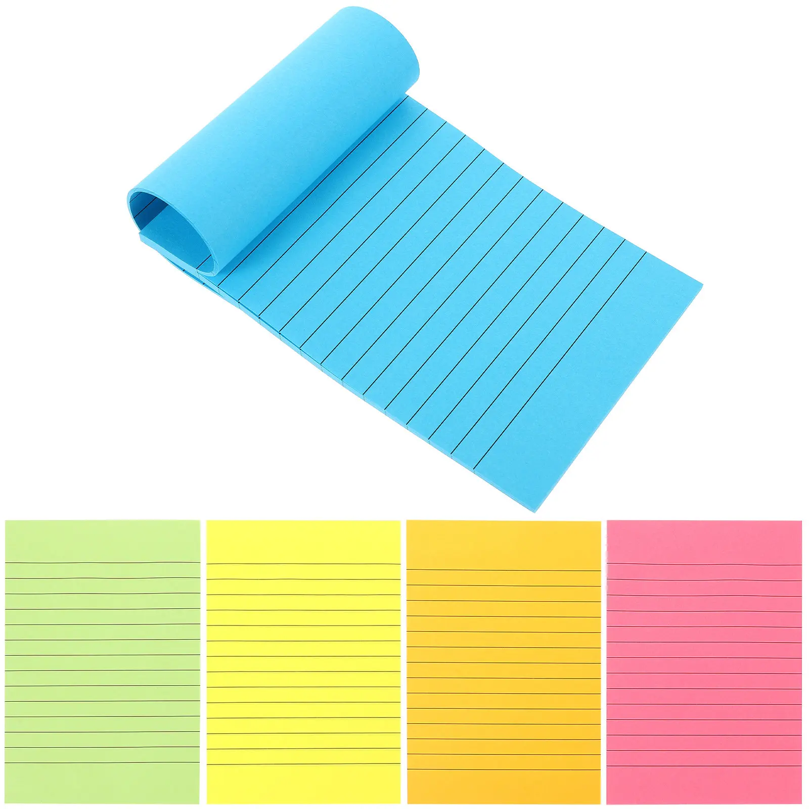 5 Books Simple Design Memo Stickers High-Quality Material Bright Color Lined Sticky Notepads for Students Professionals Daily
5 Books Simple Design Memo Stickers High-Quality Material Bright Color Lined Sticky Notepads for Students Professionals Daily