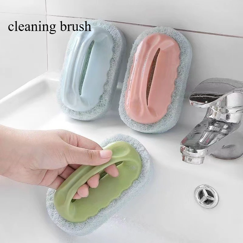 Bath brush with handle Household bathroom Kitchen coal stove Tile brush Pot sponge wipe
Bath brush with handle Household bathroom Kitchen coal stove Tile brush Pot sponge wipe