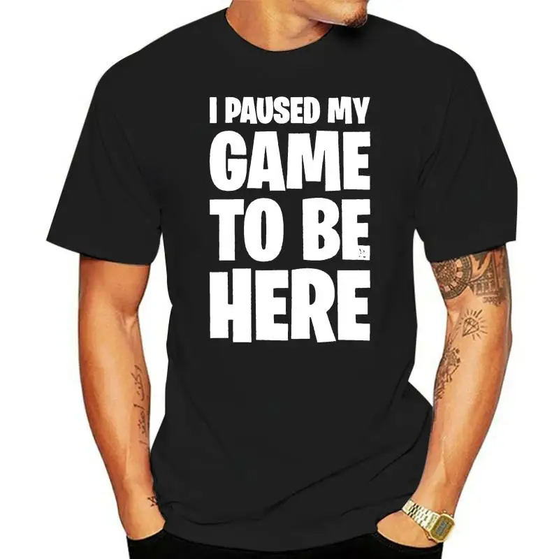 Men Short sleeve tshirt I Paused My Game To Be Here Unisex T Shirt Women t-shirt
Men Short sleeve tshirt I Paused My Game To Be Here Unisex T Shirt Women t-shirt