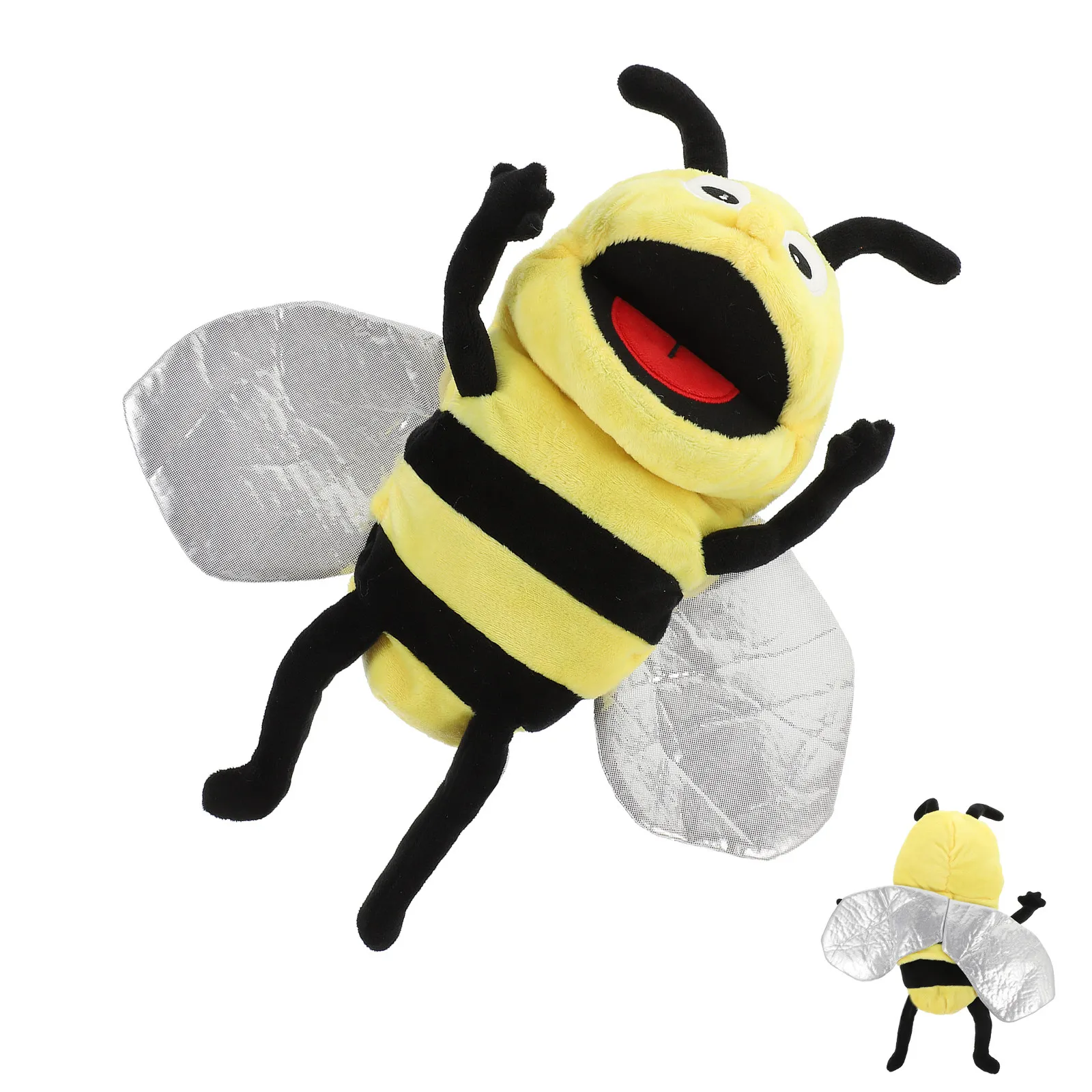 Bee Hand Puppet Stuffed Cartoon Insect Interactive Storytelling Puppet Helping Develop Imagination Dexterity Communication
Bee Hand Puppet Stuffed Cartoon Insect Interactive Storytelling Puppet Helping Develop Imagination Dexterity Communication
