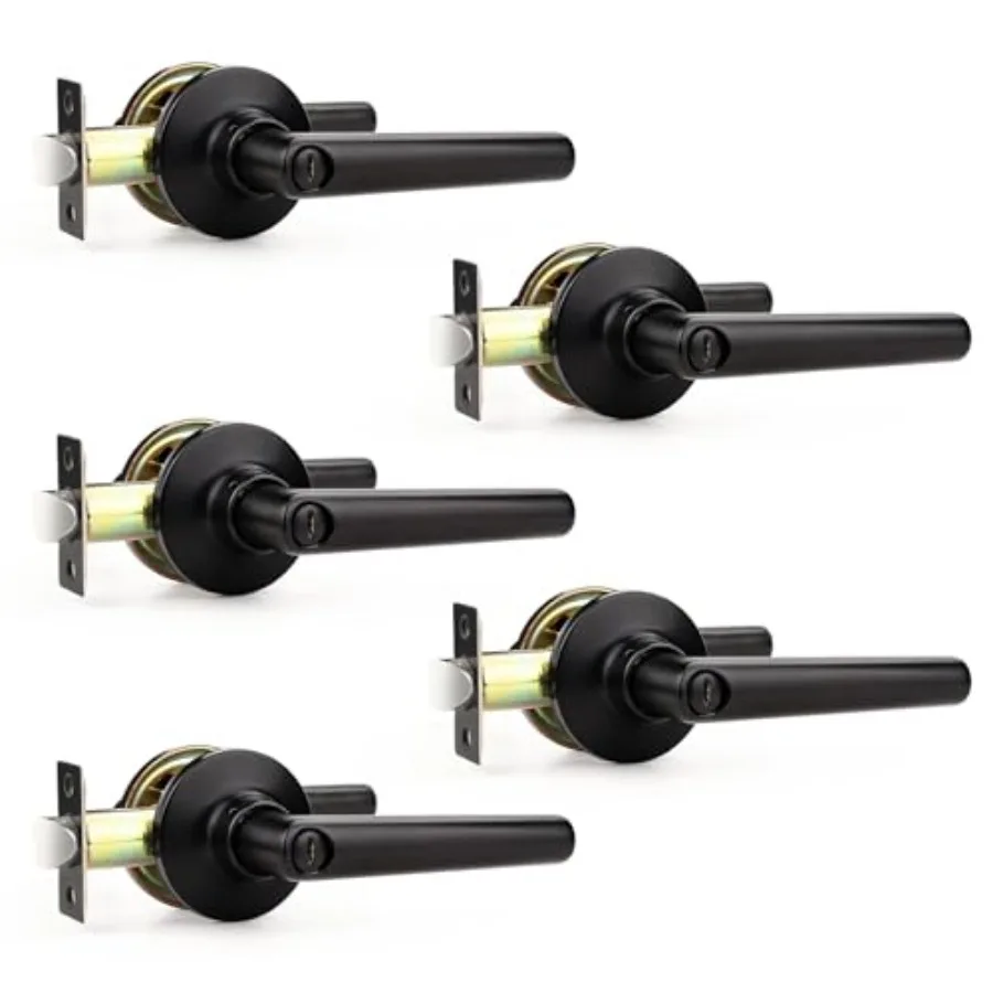 Pack Black Door Handle, Door Handles Interior, Heavy Duty Door Levers, Black Bathroom Door Handle, Bedroom Door Handle, Reversi
Pack Black Door Handle, Door Handles Interior, Heavy Duty Door Levers, Black Bathroom Door Handle, Bedroom Door Handle, Reversi