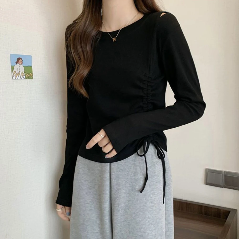 Daily Casual Wear Fashion Drawstring Top Basic Casual Top Crew Neck Style Daily Use Microelasticity Polyester Fabric
Daily Casual Wear Fashion Drawstring Top Basic Casual Top Crew Neck Style Daily Use Microelasticity Polyester Fabric
