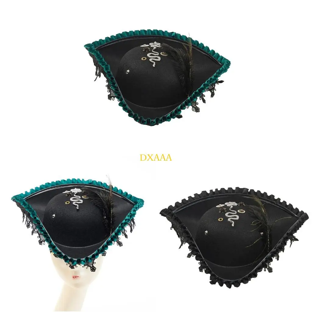 DXAA Unisex Lace Pirate Hat With Alloy Embellishments Suitable For Various Occasions
DXAA Unisex Lace Pirate Hat With Alloy Embellishments Suitable For Various Occasions