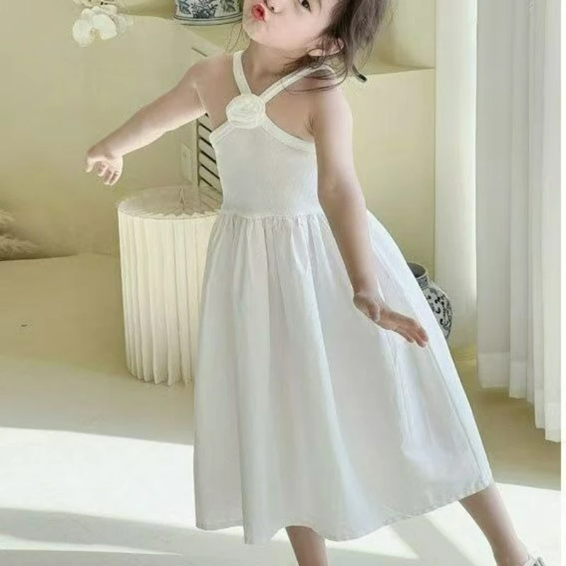 2026 Summer Baby Girl's Sling Dress for Birthday Children's Sleeveless White Princess Dress Flower Applique Party Dresses
2026 Summer Baby Girl's Sling Dress for Birthday Children's Sleeveless White Princess Dress Flower Applique Party Dresses