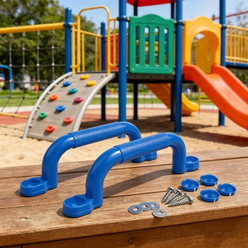 Kid Outdoor Playground Climbing Frame Swing Parts Nonslip Handle Design Mounting Hardware Kits For Daily Children Game Equipment
Kid Outdoor Playground Climbing Frame Swing Parts Nonslip Handle Design Mounting Hardware Kits For Daily Children Game Equipment