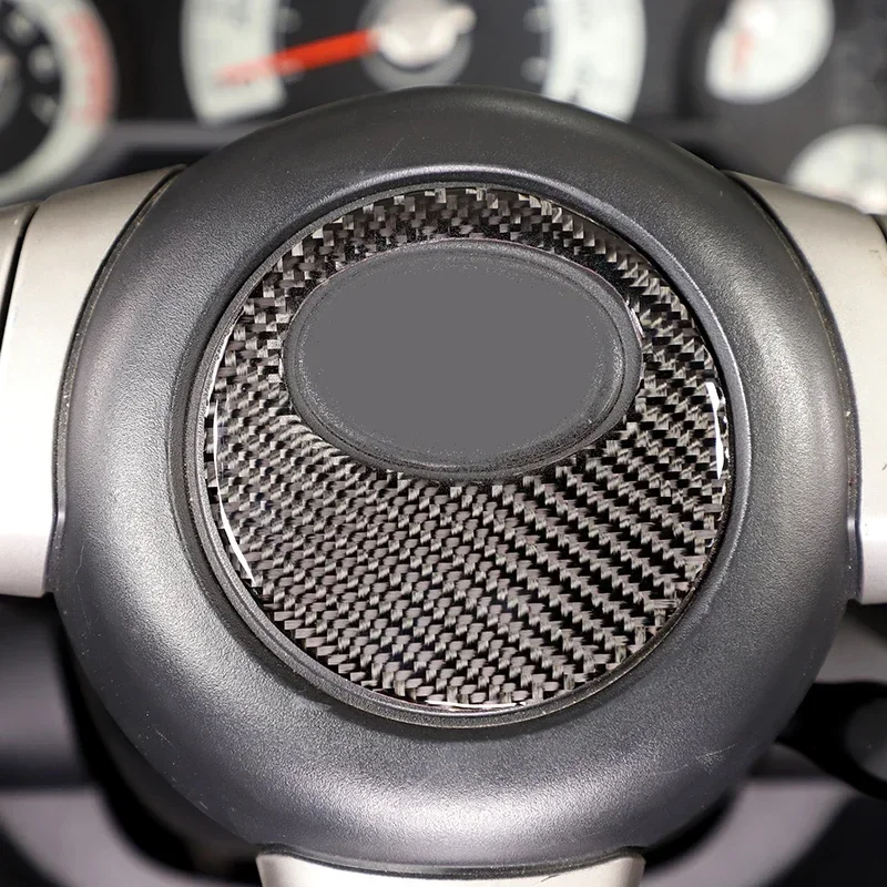 For Toyota FJ Cruiser 07-21 Soft Carbon Fiber Car Steering Wheel Panel Trim Circle Logo Covers Sticker Interior Car Accessories
For Toyota FJ Cruiser 07-21 Soft Carbon Fiber Car Steering Wheel Panel Trim Circle Logo Covers Sticker Interior Car Accessories