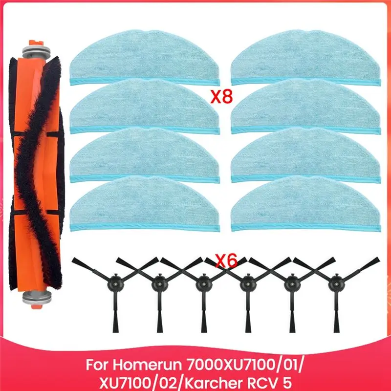 Hot-For Homerun 7000 Series XU7100/01, XU7100/02 Karcher RCV 5 Vacuum Cleaner Parts Main Roller Side Brush Mop Cloths
Hot-For Homerun 7000 Series XU7100/01, XU7100/02 Karcher RCV 5 Vacuum Cleaner Parts Main Roller Side Brush Mop Cloths