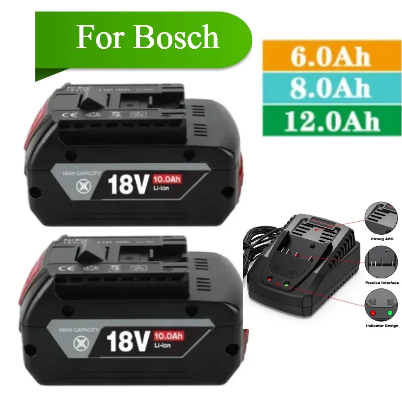 100% original 18V 6.0AH/8.0AH/10.0AH BAT609G BAT618 BAT614 Rechargeable Li-ion Battery For Bosch 18V power Tools
100% original 18V 6.0AH/8.0AH/10.0AH BAT609G BAT618 BAT614 Rechargeable Li-ion Battery For Bosch 18V power Tools