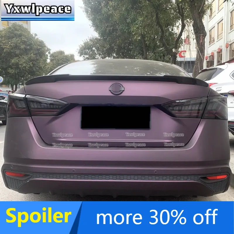 For Nissan Altima Teana Spoiler 2019-2022 ABS Plastic Unpainted Color Rear Trunk Lip Spoiler Wing Car Accessories
For Nissan Altima Teana Spoiler 2019-2022 ABS Plastic Unpainted Color Rear Trunk Lip Spoiler Wing Car Accessories