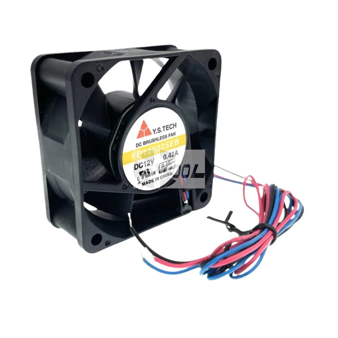 New FD126025EB 60mm 6cm Cooling Fan 60x60x25mm 12V 5400RPM High-Speed 3-Wire Alarm RD Signal Server Cooling Fan
New FD126025EB 60mm 6cm Cooling Fan 60x60x25mm 12V 5400RPM High-Speed 3-Wire Alarm RD Signal Server Cooling Fan