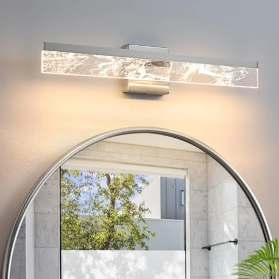 Vanity Light for Bathroom - 24 Inch Bathroom Lighting Fixtures Over Mirror 18W 3000K LED Vanity Lights Bar Modern Vanity Light
Vanity Light for Bathroom - 24 Inch Bathroom Lighting Fixtures Over Mirror 18W 3000K LED Vanity Lights Bar Modern Vanity Light