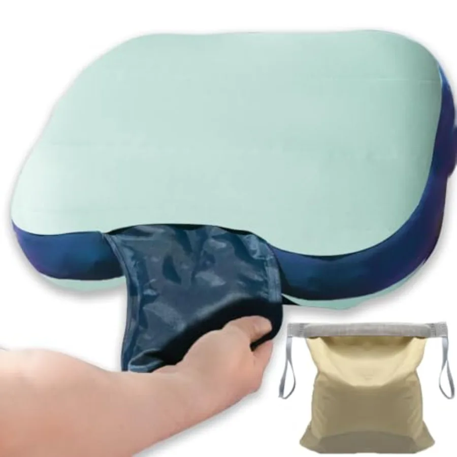 Inflatable Camping Pillow Pool Pillow Removable Pillowcase Ultralight Neck and Waist Support Suitable for Camping Hiking Backpa
Inflatable Camping Pillow Pool Pillow Removable Pillowcase Ultralight Neck and Waist Support Suitable for Camping Hiking Backpa