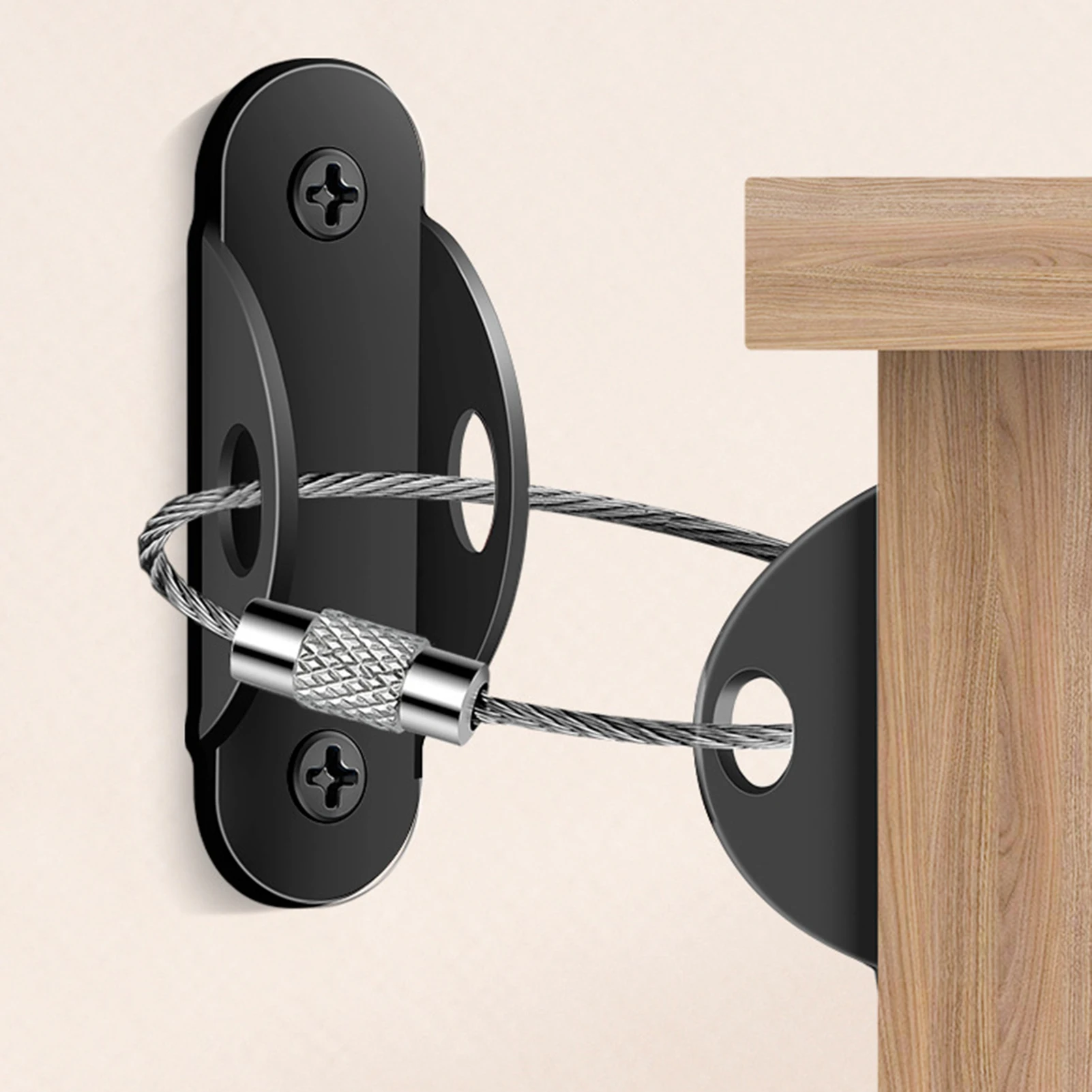 Furniture Anchors for ofing Stainless Steel Furniture Wall Anchor Straps for Prevent Baby Pet from Falling 
Furniture Anchors for ofing Stainless Steel Furniture Wall Anchor Straps for Prevent Baby Pet from Falling