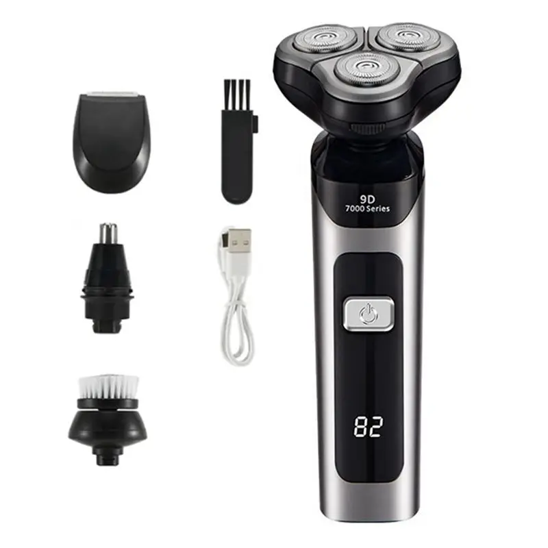 B47B-Electric Shaver LCD Digital Display Three-Head Floating Rechargeable Smart Razor Waterproof Shaver Type-C Charge
B47B-Electric Shaver LCD Digital Display Three-Head Floating Rechargeable Smart Razor Waterproof Shaver Type-C Charge