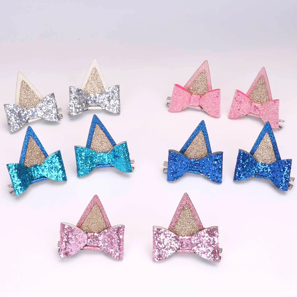 6 Pairs Hairpin Bow Glitter Clips for Girl Accessories Cute Headgear Small Hairpins Women Fabric Girls Child
6 Pairs Hairpin Bow Glitter Clips for Girl Accessories Cute Headgear Small Hairpins Women Fabric Girls Child