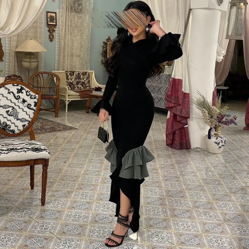 Evening Sexy Casual Jersey Ruffle Engagement Sheath V-neck Bespoke Occasion Gown Midi Dresses
Evening Sexy Casual Jersey Ruffle Engagement Sheath V-neck Bespoke Occasion Gown Midi Dresses